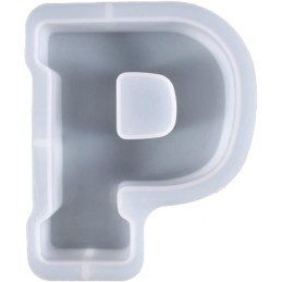 Molde de silicona letra P 170x127x20mm