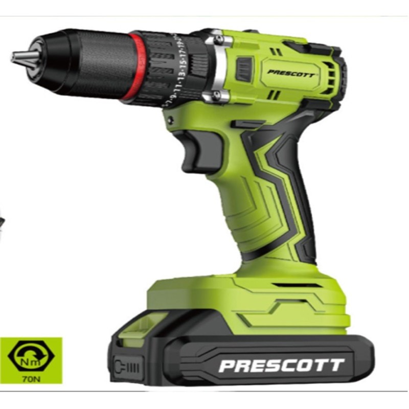 TALADRO ATORNILLADOR 13MM 21V 1BAT PRESCOTT