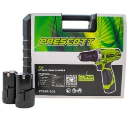 Atornillador 10mm 12v 2bat PRESCOTT
