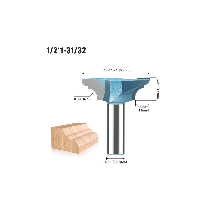 Fresa para moldura v1/2 50mm