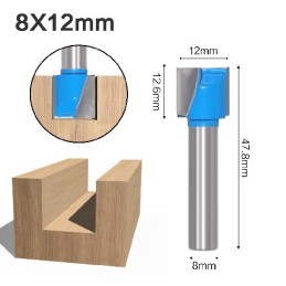 Fresa recta v8mm 12x12.6mm