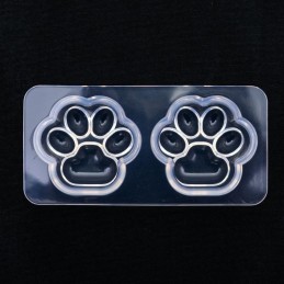 Molde de silicona palma de gato con brillo 76x37x1