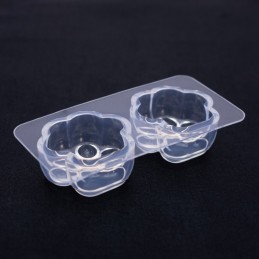 Molde de silicona palma de gato con brillo 76x37x1