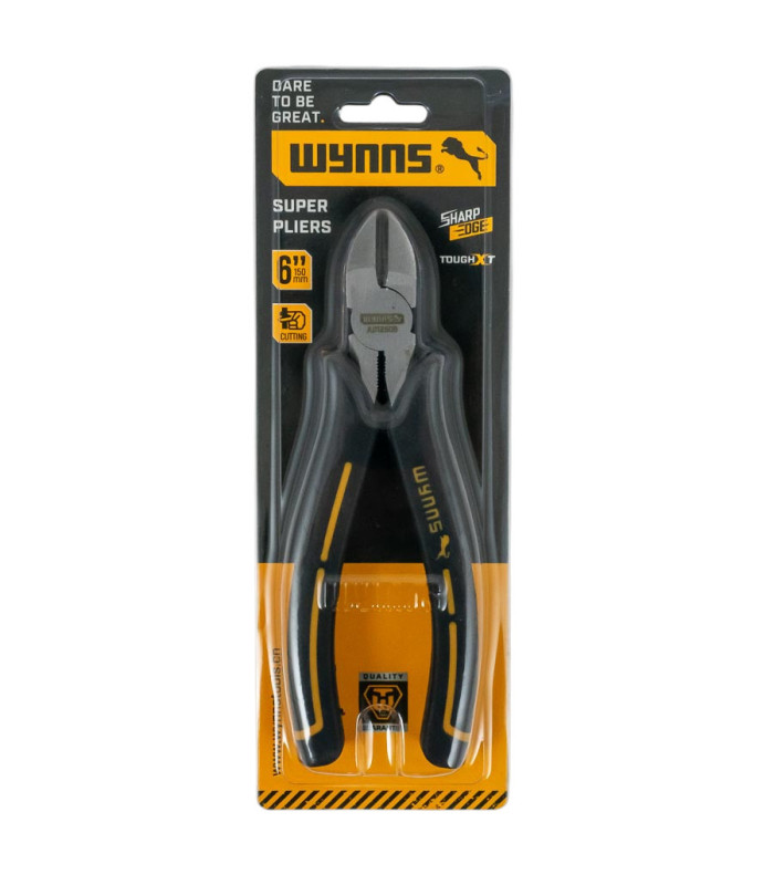 ALICATE DIAGONAL MANGO ENGOMADO 6  150MM WYNNS