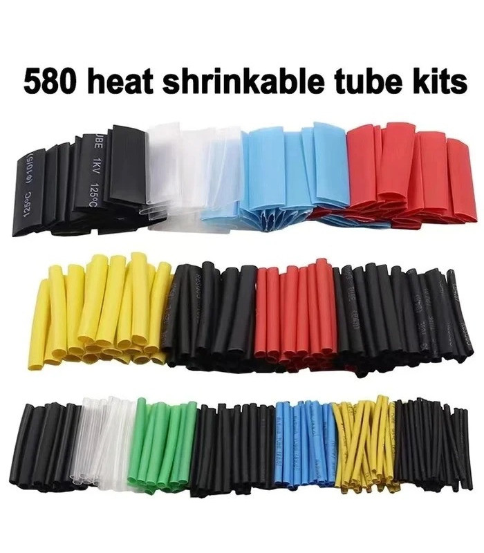 SET DE TUBOS TERMOCONTRAIBLES 580PC