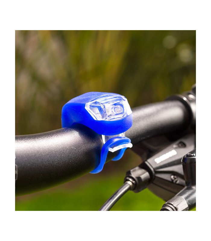 Luz led para bicicleta 2pc blanco/rojo