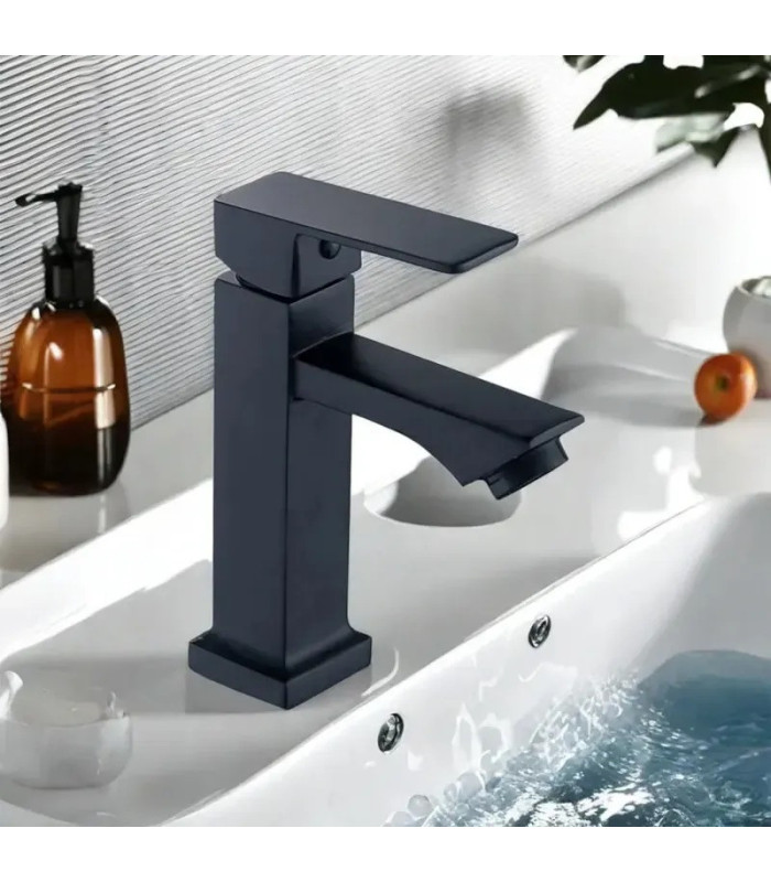 GRIFO LAVATORIO NEGRO FRIO W-01-1