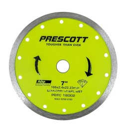 Disco diamantado continuo 180x2.4x22.2mm PRESCOTT
