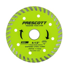 Disco diamantado turbo 115.2.0x22.2mm PRESCOTT