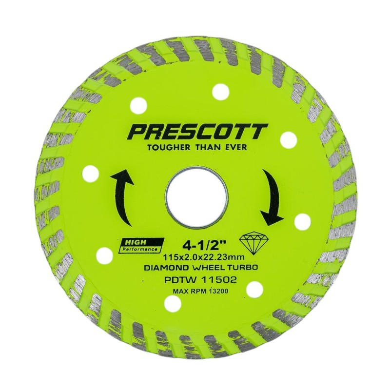 Disco diamantado turbo 115.2.0x22.2mm PRESCOTT