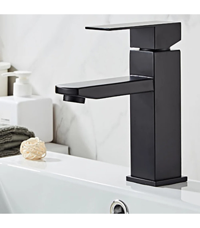 GRIFO MONOCOMANDO NEGRO W-27