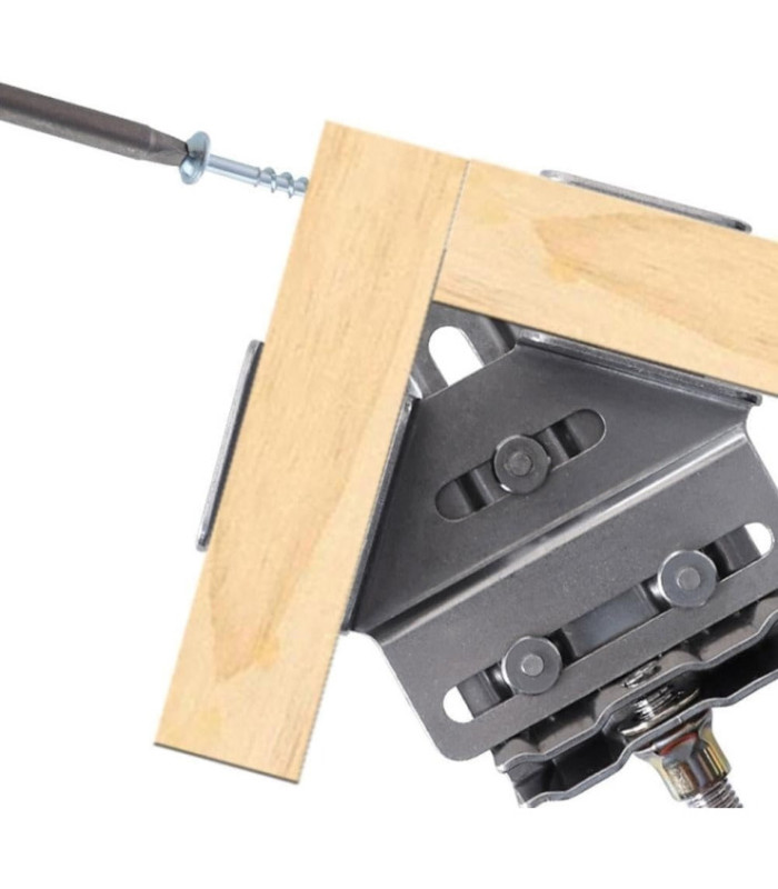 SOPORTE CLIP ANGULO 90 INOX RUITOOL ABIERTO