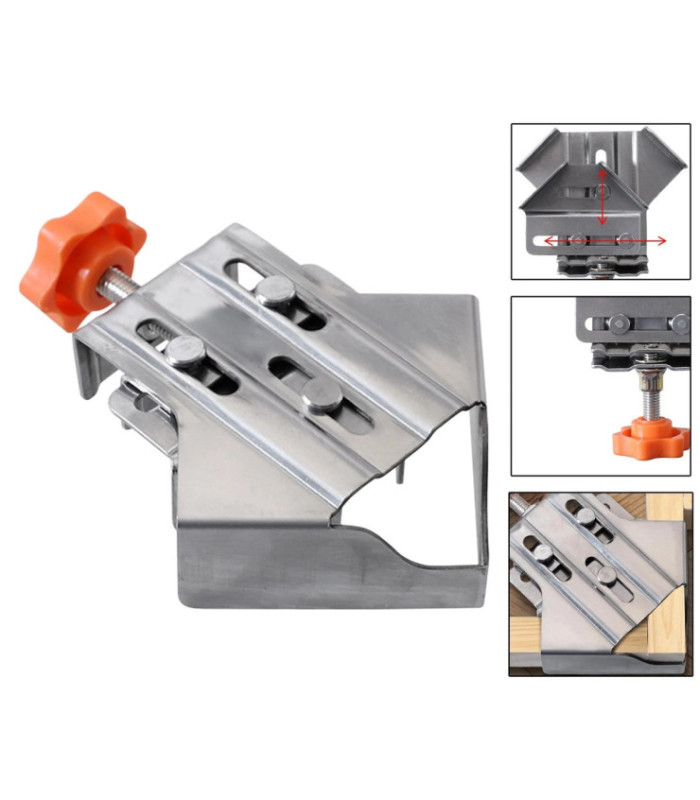 SOPORTE CLIP ANGULO90 INOX RUITOOL CERRADO