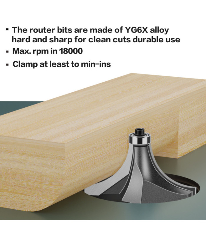 FRESA BORDE REDONDO V12MMx2.1/2 R31.7MM