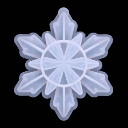 Molde de silicona copo de nieve 115x110mm