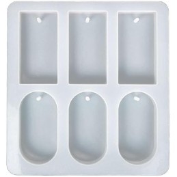 Molde de silicona mix colgantes 25x22.5x2cm