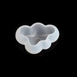 Molde de silicona nube 3d 7x5cm