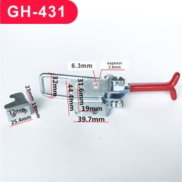 Abrazadera de palanca ajustable 130mm