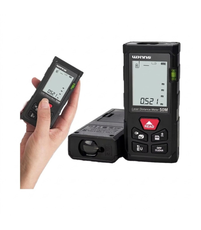 MEDIDOR LASER DE ALTA PRECISION 50MT WYNNS