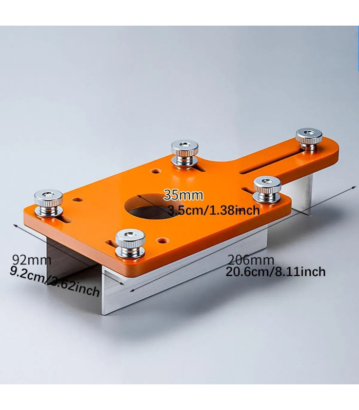 PLANTILLA DE SOPORTE PARA FRESADORA DE PALMA