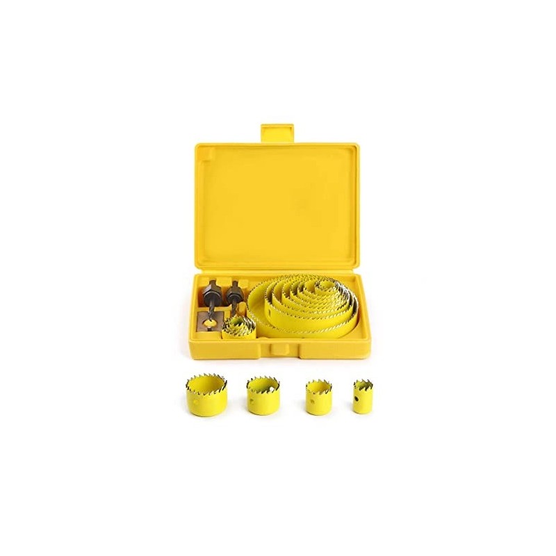 Juego de mecha copa para madera 15-123mm 16pc