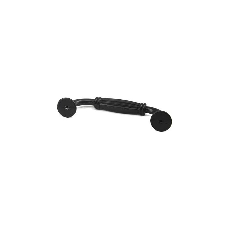 Manija para mueble con diseño negro 11.5cm 1pc