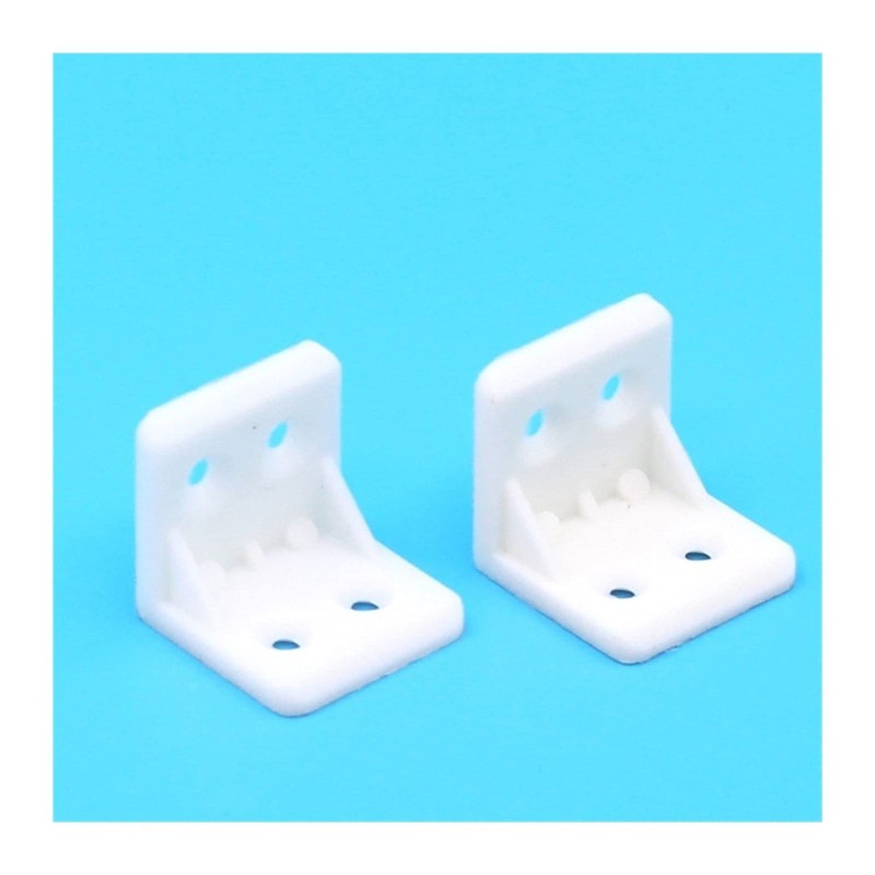 Angulo plastico HP blanco 27x27mmm 4agujero