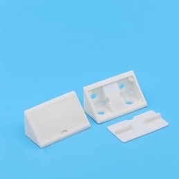 Angulo plastico XS blanco 43x20mmm 4agujero