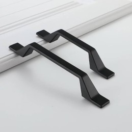 Manija para mueble negro 15cm 1pc