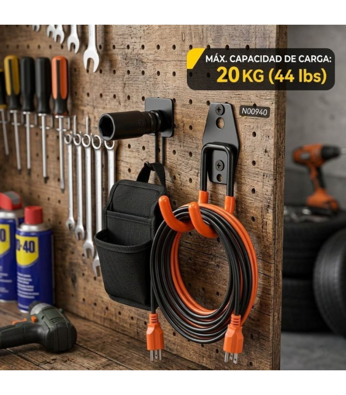 GANCHO RESISTENTE GRUESO NARANJA