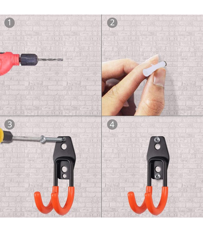 GANCHO RESISTENTE GRUESO NARANJA