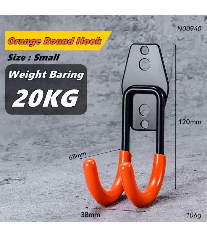 GANCHO RESISTENTE GRUESO NARANJA