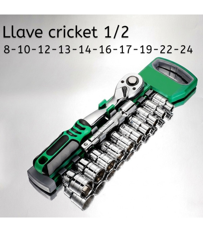 JUEGO DE LLAVE TUBO 1/2 12PCS NIUXIANG