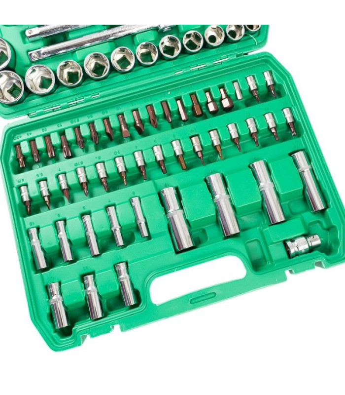 JUEGO LLAVE DE TUBO 1/2 1/4 94PCS N00842