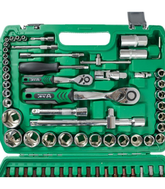 JUEGO LLAVE DE TUBO 1/2 1/4 94PCS N00842