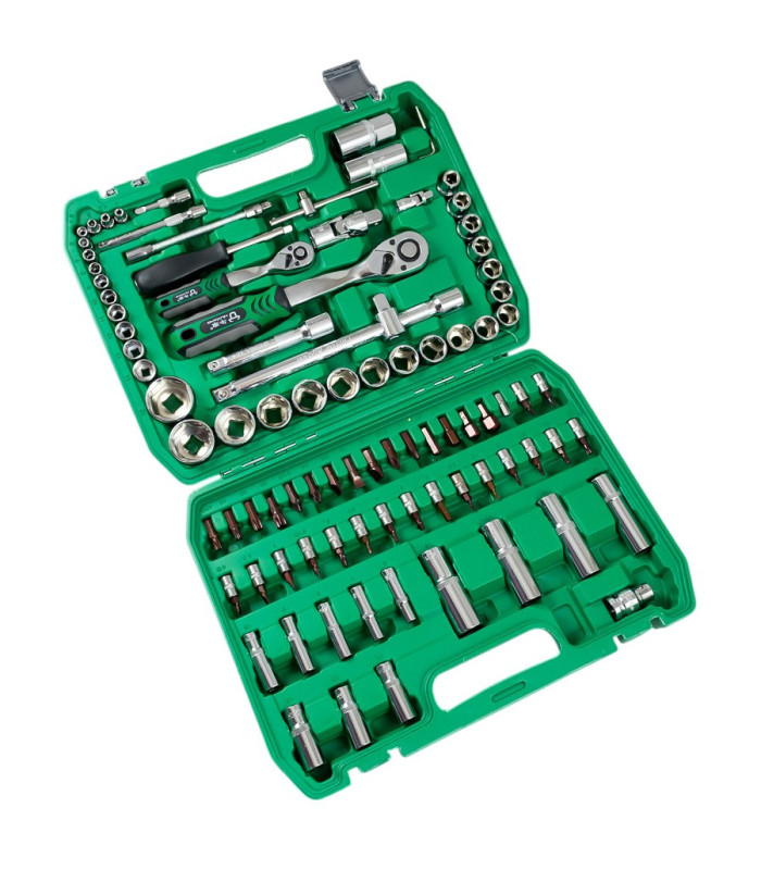 JUEGO LLAVE DE TUBO 1/2 1/4 94PCS N00842