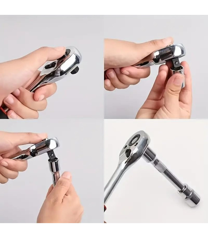 JUEGO DE LLAVE TUBO 1/2 32PCS HJD424