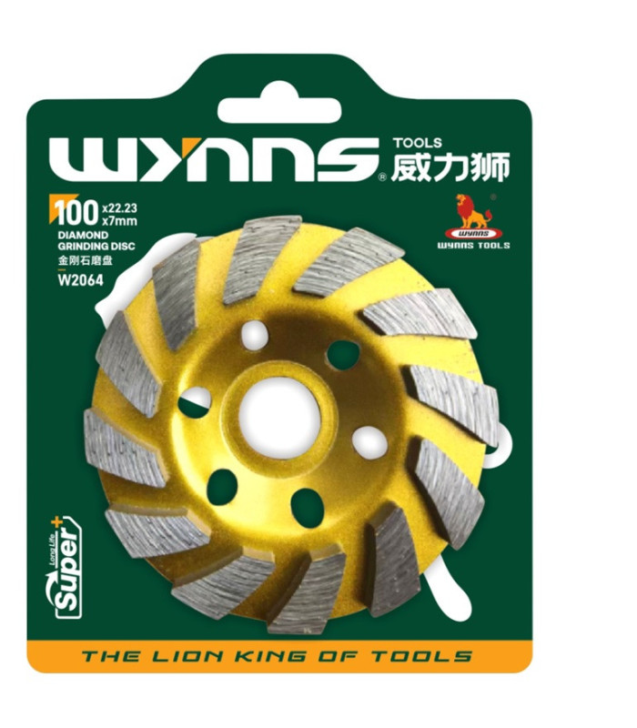 DISCO DIAMANTADO DE DESBASTE 100MM WYNNS
