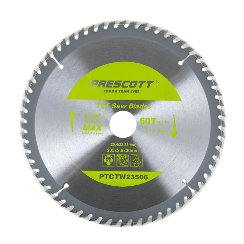 Disco de corte tct 235x2.6x30mm PRESCOTT Disco de corte tct 235x2.6x30mm PRESCOTT