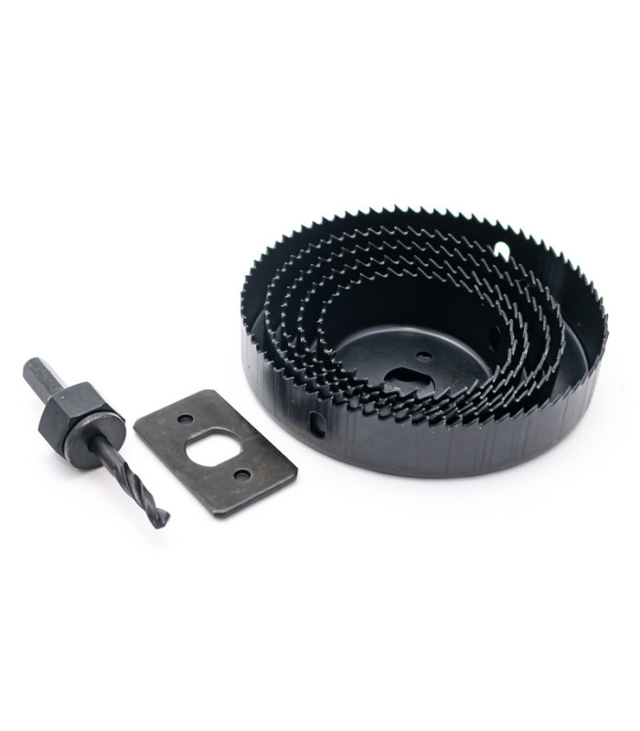 SET DE MECHA COPA MADERA 5PC 65-127MM