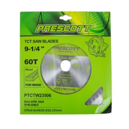 Disco de corte tct 235x2.6x30mm PRESCOTT