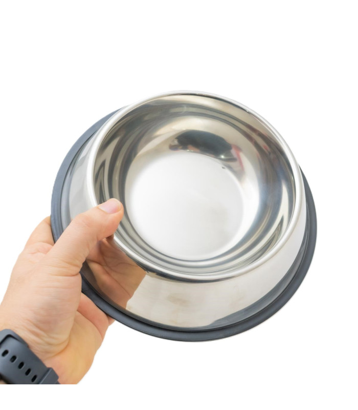 PLATO DE METAL PARA MASCOTA 21.5CM