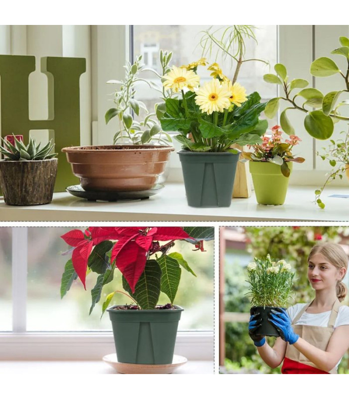 PLANTERA CUADRADA 18x15.5CM