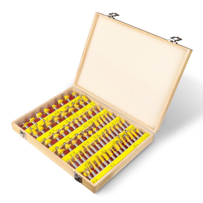Juego de fresas con maletin 70pc 1/2 