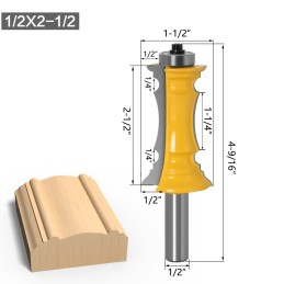 Fresa para moldura 1/2x2.1/2 