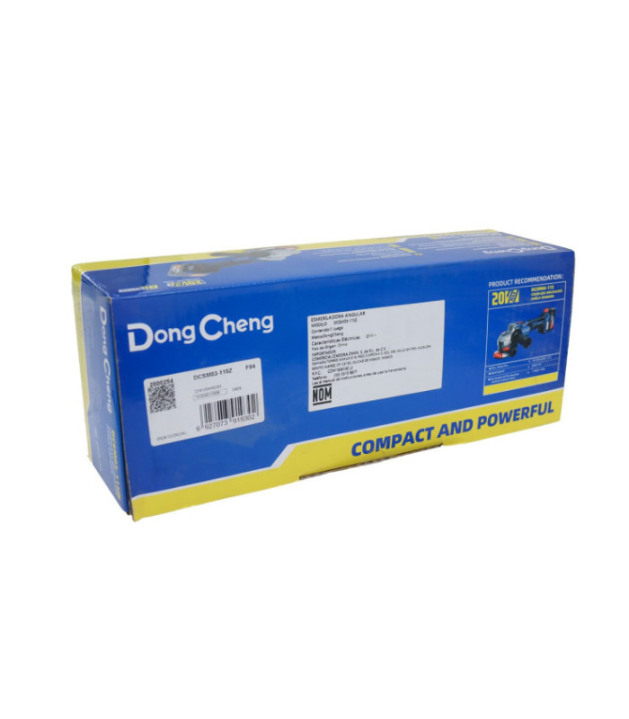 AMOLADORA A BATERIA 115MM 20V DONG CHENG