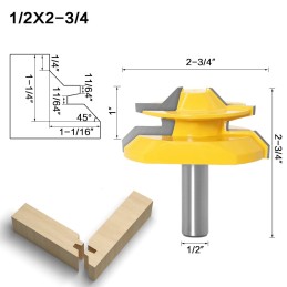 Fresa para encastre 1/2x2.3/4 