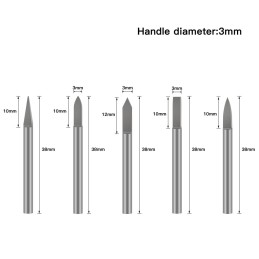 Set de puntas moldeador 3mm 5pc