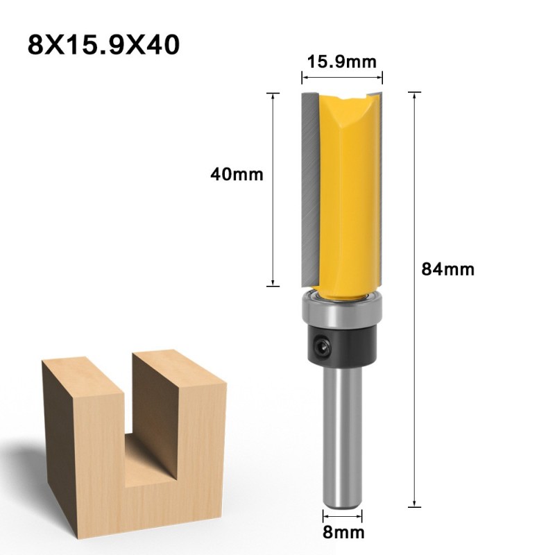 Fresa copiadora 8x5/8x38mm 1pc
