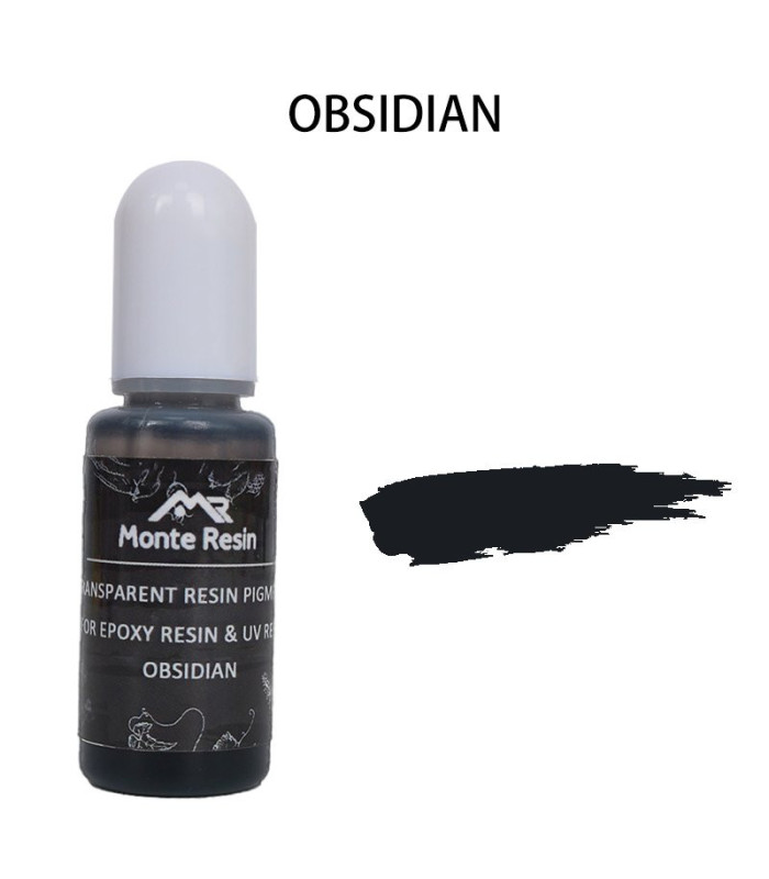 Tinte translucido NEGRO OBSIDAN MONTERESIN
